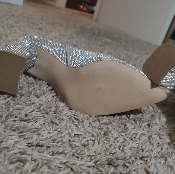 Rhinestone heeled boot - Picture 3 of 6